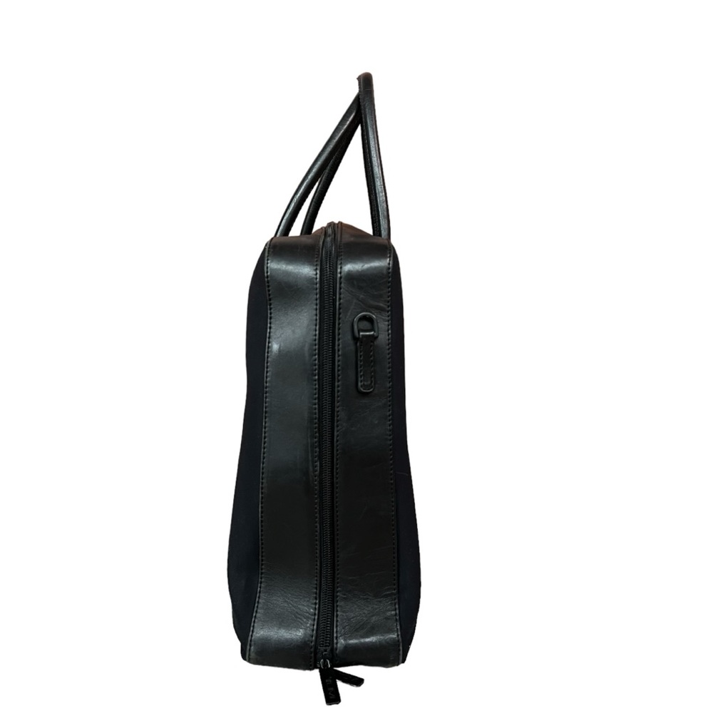 Tumi Executive Laptop Bag, Black Leather and Fabric Mix - Picture 4 of 11